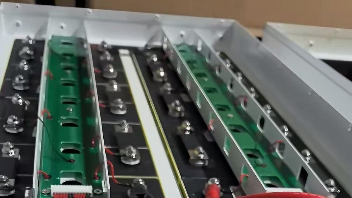 Commercial battery rack installation