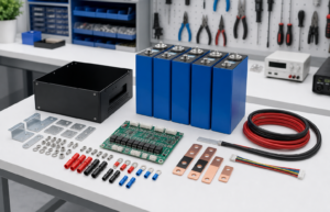 DIY LiFePO4 battery kit BMS cables and accessories