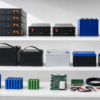 LiFePO4 battery packs and cells shelf