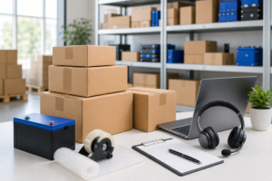 Battery shipping packing and customer support