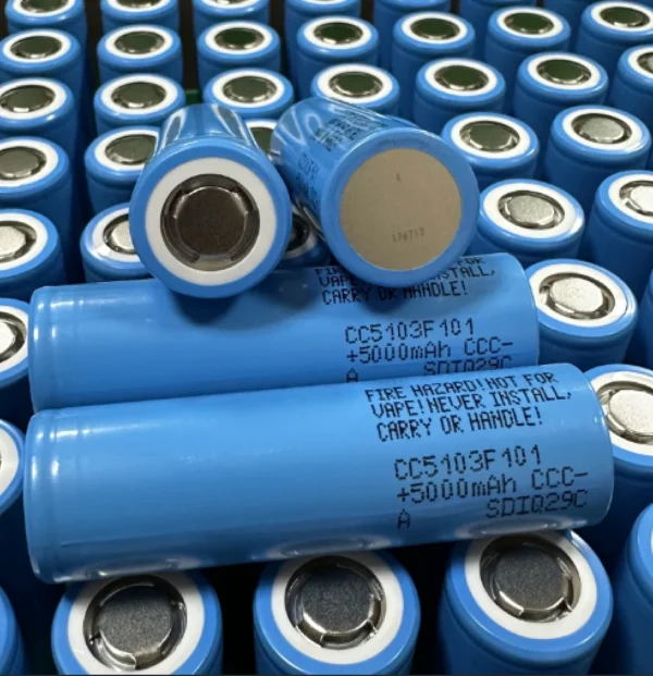 Product image: Samsung INR21700-51X 3.7V 5100mAh Battery Cell