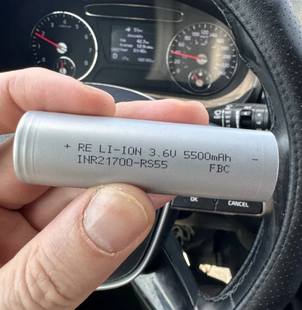 Product image: Reliance INR21700-RS55 3.7V 5000mAh Battery Cell