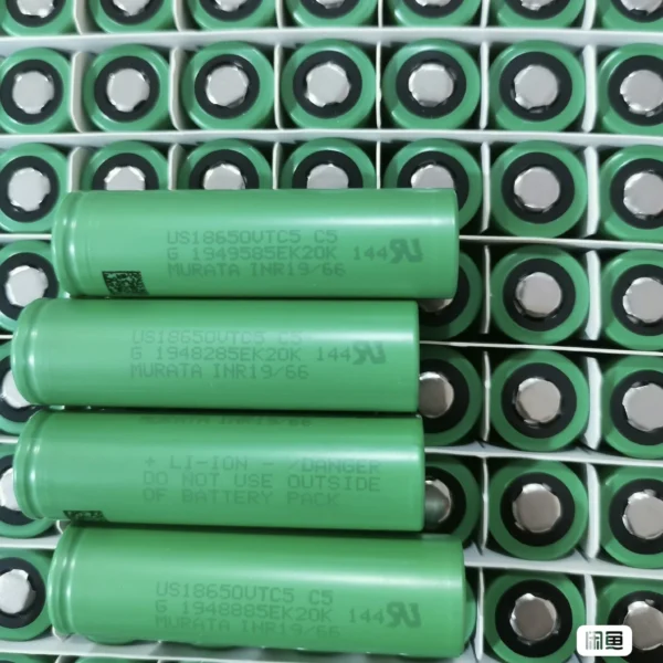Sony VTC5 3.7V 2800mAh battery cell Product image: Sony VTC5 3.7V 2800mAh Battery Cell