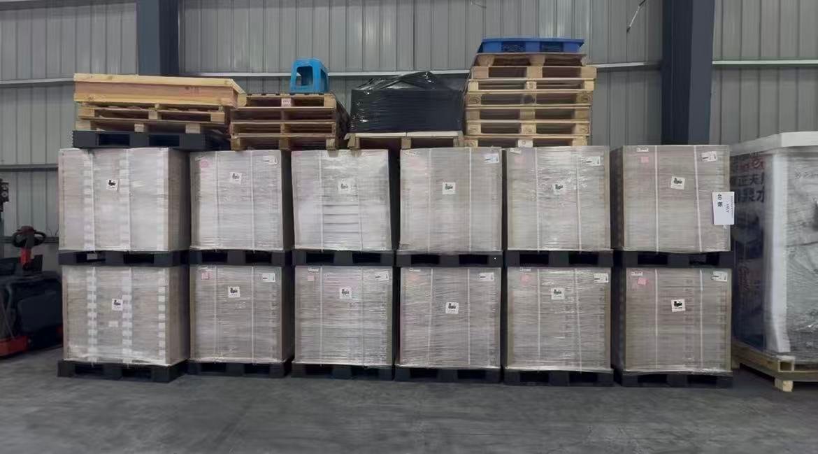 Palletized Samsung 50S battery goods in China before shipment